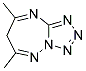 6,8-DIMETHYL-7H-TETRAZOLO[1,5-B][1,2,4]TRIAZEPINE Struktur