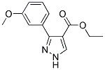 ETHYL-3-(3-METHOXYPHENYL)PYRAZOLE-4-CARBOXYLATE Struktur