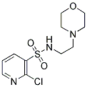 2-CHLORO-PYRIDINE-3-SULFONIC ACID (2-MORPHOLIN-4-YL-ETHYL)-AMIDE Struktur