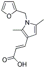 (2E)-3-[1-(2-FURYLMETHYL)-2,5-DIMETHYL-1H-PYRROL-3-YL]ACRYLIC ACID Struktur