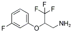 3,3,3-TRIFLUORO-2-(3-FLUORO-PHENOXY)-PROPYLAMINE Struktur