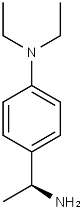 (S)-4-(1-AMINOETHYL)-N,N-DIETHYLBENZENAMINE Struktur