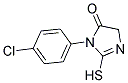 3-(4-CHLOROPHENYL)-2-MERCAPTO-3,5-DIHYDRO-4H-IMIDAZOL-4-ONE Struktur