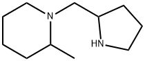 2-METHYL-1-(2-PYRROLIDINYLMETHYL)PIPERIDINE Struktur