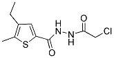 N'-(CHLOROACETYL)-4-ETHYL-5-METHYLTHIOPHENE-2-CARBOHYDRAZIDE Struktur