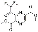 3-(2,2,2-TRIFLUORO-ACETYL)-PYRAZINE-2,5-DICARBOXYLIC ACID DIMETHYL ESTER Struktur