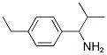 1-(4-ETHYLPHENYL)-2-METHYLPROPAN-1-AMINE Struktur