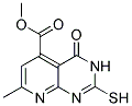 METHYL 2-MERCAPTO-7-METHYL-4-OXO-3,4-DIHYDROPYRIDO[2,3-D]PYRIMIDINE-5-CARBOXYLATE Struktur