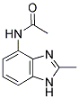 N-(2-METHYL-1H-BENZIMIDAZOL-4-YL)ACETAMIDE Struktur