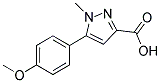 5-(4-METHOXY-PHENYL)-1-METHYL-1H-PYRAZOLE-3-CARBOXYLIC ACID Struktur