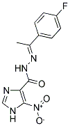 N'-[(1E)-1-(4-FLUOROPHENYL)ETHYLIDENE]-5-NITRO-1H-IMIDAZOLE-4-CARBOHYDRAZIDE Struktur