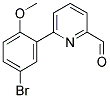 6-(5-BROMO-2-METHOXYPHENYL)PYRIDINE-2-CARBALDEHYDE Struktur