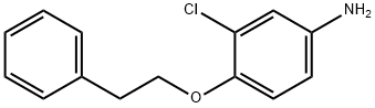 3-CHLORO-4-(PHENETHYLOXY)ANILINE Struktur