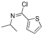 N-ISOPROPYLTHIOPHENE-2-CARBOXIMIDOYL CHLORIDE Struktur