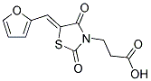 3-(5-FURAN-2-YLMETHYLENE-2,4-DIOXO-THIAZOLIDIN-3-YL)-PROPIONIC ACID Struktur