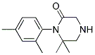 1-(2,4-DIMETHYLPHENYL)-6,6-DIMETHYLPIPERAZIN-2-ONE Struktur