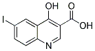 4-HYDROXY-6-IODOQUINOLINE-3-CARBOXYLIC ACID Struktur