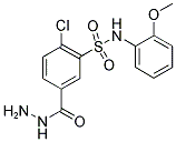 2-CHLORO-5-(HYDRAZINOCARBONYL)-N-(2-METHOXYPHENYL)BENZENESULFONAMIDE Struktur