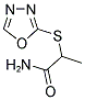 2-(1,3,4-OXADIAZOL-2-YLSULFANYL)PROPANAMIDE Struktur