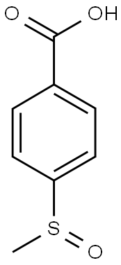 4-(METHYLSULFINYL)BENZOIC ACID Struktur