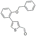 4-[2-(BENZYLOXY)PHENYL]-2-THIOPHENECARBALDEHYDE Struktur