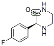 (S)-3-(4-FLUORO-PHENYL)-PIPERAZIN-2-ONE Struktur