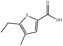 5-ETHYL-4-METHYL-THIOPHENE-2-CARBOXYLIC ACID Struktur