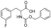 CBZ-DL-3-FLUOROPHENYLALANINE Struktur