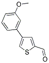 4-(3-METHOXYPHENYL)-2-THIOPHENECARBALDEHYDE Struktur