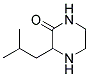 3-ISOBUTYL-PIPERAZIN-2-ONE Struktur