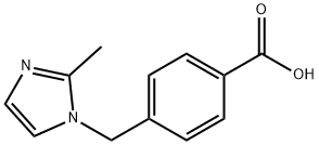 4-(2-METHYL-IMIDAZOL-1-YLMETHYL)-BENZOIC ACID Struktur