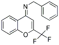 N-BENZYL-N-[(4E)-2-(TRIFLUOROMETHYL)-4H-CHROMEN-4-YLIDENE]AMINE Struktur