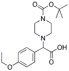 2-(4-BOC-PIPERAZINYL)-2-(4-ETHOXYLPHENYL)ACETIC ACID Struktur