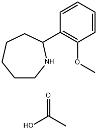 2-(2-METHOXY-PHENYL)-AZEPANE ACETATE Struktur