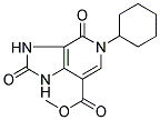 METHYL 5-CYCLOHEXYL-2,4-DIOXO-2,3,4,5-TETRAHYDRO-1H-IMIDAZO[4,5-C]PYRIDINE-7-CARBOXYLATE Struktur