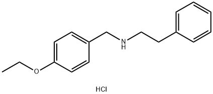 (4-ETHOXY-BENZYL)-PHENETHYL-AMINEHYDROCHLORIDE Struktur