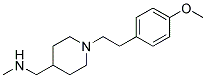 ((1-[2-(4-METHOXYPHENYL)ETHYL]PIPERIDIN-4-YL)-METHYL)METHYLAMINE Struktur