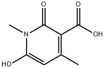 6-HYDROXY-1,4-DIMETHYL-2-OXO-1,2-DIHYDRO-PYRIDINE-3-CARBOXYLIC ACID Struktur