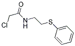 2-CHLORO-N-[2-(PHENYLTHIO)ETHYL]ACETAMIDE Struktur