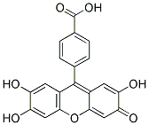 4-(2,6,7-TRIHYDROXY-3-OXO-3H-XANTHEN-9-YL)BENZOIC ACID Struktur