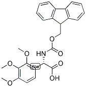 (S)-[(9H-FLUOREN-9-YLMETHOXYCARBONYLAMINO)]-(2,3,4-TRIMETHOXY-PHENYL)-ACETIC ACID Struktur