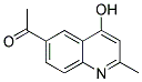 1-(4-HYDROXY-2-METHYL-QUINOLIN-6-YL)-ETHANONE Struktur