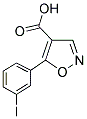 5-(3-IODOPHENYL)-ISOXAZOLE-4-CARBOXYLIC ACID Struktur