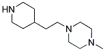 1-METHYL-4-(2-PIPERIDIN-4-YL-ETHYL)-PIPERAZINE Struktur