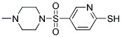 5-[(4-METHYLPIPERAZIN-1-YL)SULFONYL]PYRIDINE-2-THIOL Struktur