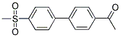 1-[4'-(METHYLSULFONYL)[1,1'-BIPHENYL]-4-YL]ETHANONE Struktur