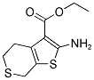 ETHYL 2-AMINO-4,7-DIHYDRO-5H-THIENO[2,3-C]THIOPYRAN-3-CARBOXYLATE Struktur