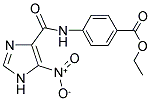 ETHYL 4-{[(5-NITRO-1H-IMIDAZOL-4-YL)CARBONYL]AMINO}BENZOATE Struktur