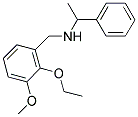 N-(2-ETHOXY-3-METHOXYBENZYL)-1-PHENYLETHANAMINE Struktur