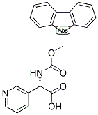 (S)-[(9H-FLUOREN-9-YLMETHOXYCARBONYLAMINO)]-PYRIDIN-3-YL-ACETIC ACID Struktur